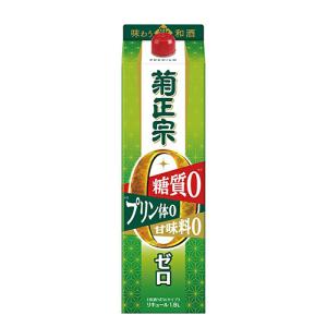 菊正宗 味わう糖質ゼロパック 1.8Lパック 1800ml×6本 u-yu｜zenjin-shop