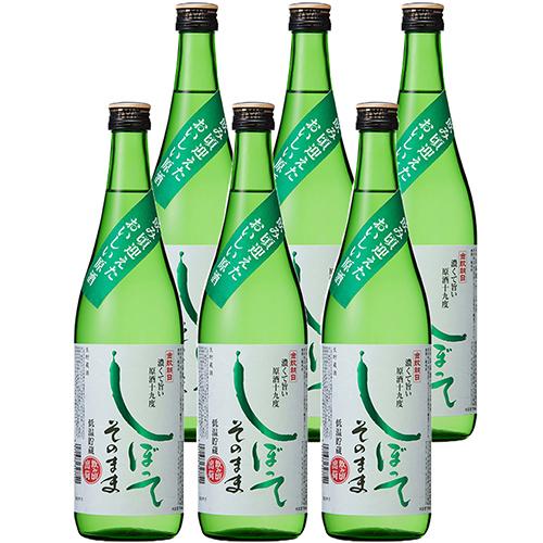 小山本家酒造 金紋朝日しぼってそのまま低温貯蔵 720ml×6本 1ケース 限定 原酒 u-yu