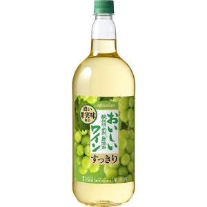 メルシャン おいしい酸化防止剤無添加白ワイン 1.5L ペットボトル 1500ml×6本 u-sa｜zenjin-shop
