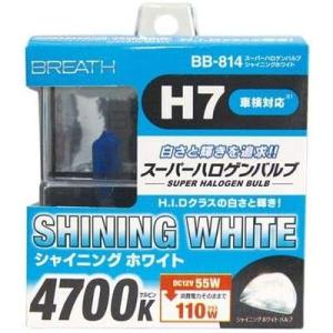 ベイテックススーパーハロゲンバルブ H7 シャイニングWHBB H7 4700K BB-814(2個...