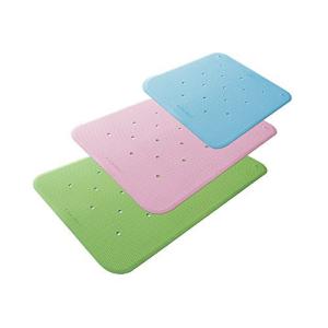 ウェルファン お風呂用すべり止めマット トライタッチ ブルー Mサイズ