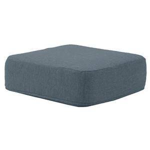 セルタン クッション カバーが洗える SWEETS 四角型 デニム調インディゴブルー 低反発シート 日本製 A366t-612DBL