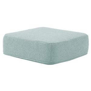 セルタン クッション カバーが洗える SWEETS 四角型 ライトブルー 低反発シート 日本製 A366t-605LBL