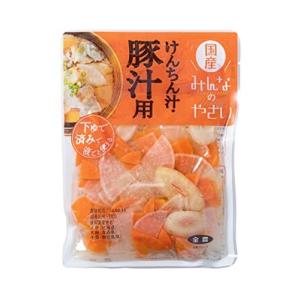 国産 みんなのやさい けんちん汁 豚汁用 300g ×12袋