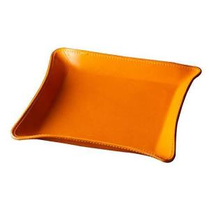 アム デ マス 小物トレー 栃木レザー 本革 日本製 卓上 小物入れ アクセサリー ハンドメイド シンプル 軽量 TY-006 (Bキャメル