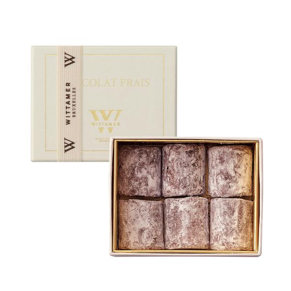 ヴィタメール  純生ショコラ ナチュレ ６個入り 1箱 手提げ袋付き バレンタイン プレゼント チョ...