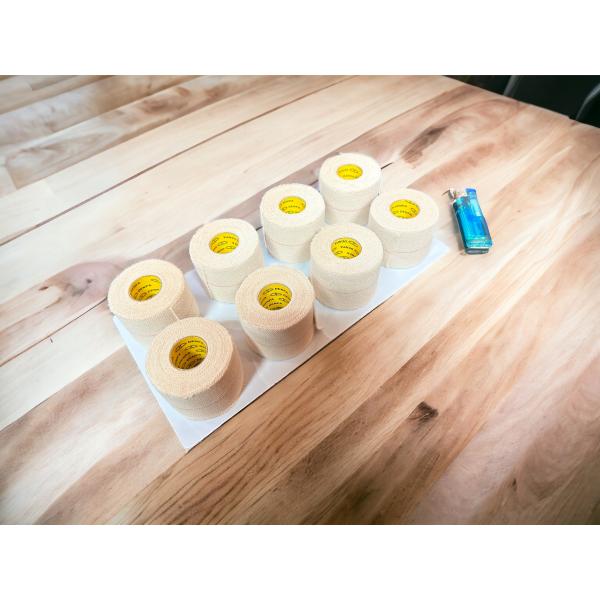 【プロ愛用】剣道 テーピング 幅50mm（1本） 最強に取れにくい焼きテープ（エラスティックテープ/...