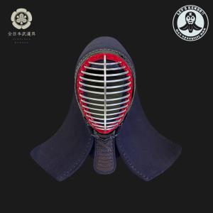 【最短納期1ヶ月 手作り受注生産】 剣道 面 防具 単品 日本製 国産 Let's Kendo Model （面乳革・面紐付き） 手作り 伝統工芸品 剣道具 人気 おすすめ めん