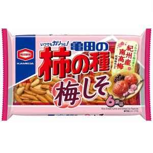 亀田の柿の種【梅しそ】６袋詰　164ｇ入　１袋　亀田製菓（株） 柿の種の商品画像