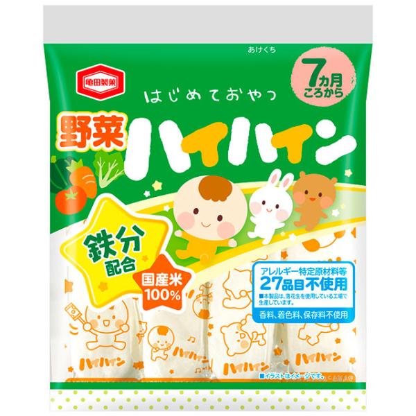 野菜ハイハイン　40ｇ(2枚×12袋）入　１袋　亀田製菓（株）