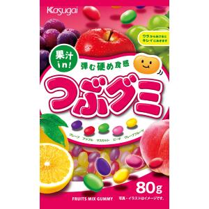 つぶグミ　80ｇ入×6袋　　春日井製菓販売（株）