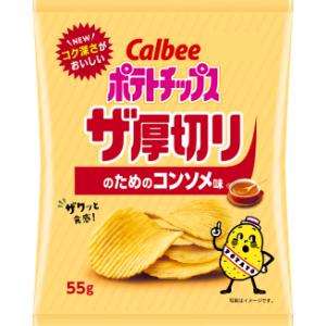 カルビー（Calbee） ポテトチップス うすしお味 55g入×16袋 1ケース