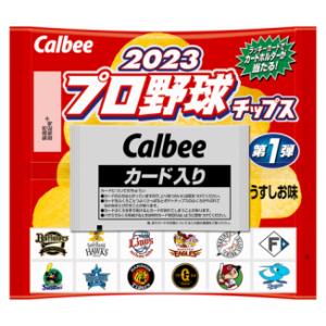 カルビープロ野球チップス2023 22g入 第1弾 24袋 1ケース  ヤマト運輸発送