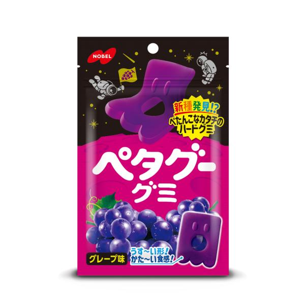 ペタグーグミ　グレープ味　50ｇ入×6個入　1BOX　ノーベル製菓（株）