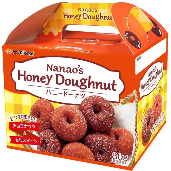 ハニードーナツ　80ｇ入×24個　(株)七尾製菓