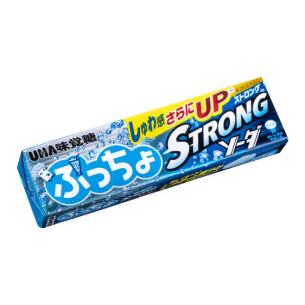 ぷっちょスティック　ストロングソーダ　10粒入×10個　　UHA味覚糖（株）