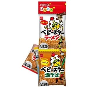 ベビースターラーメン　いろいろ4連　17g×4入　(株)おやつカンパニー