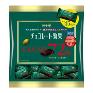 チョコレート効果カカオ72％　大袋　225ｇ　1袋　（株）明治　【72袋まで、１個口送料でお届けが可能です】｜zennokasiten