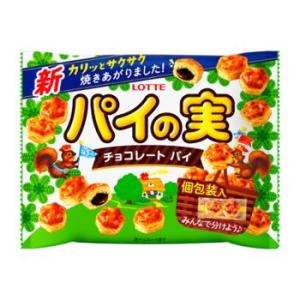 パイの実シェアパック　124ｇ入　1袋　（株）ロッテ　【36袋まで、１個口送料でお届けが可能です】｜zennokasiten