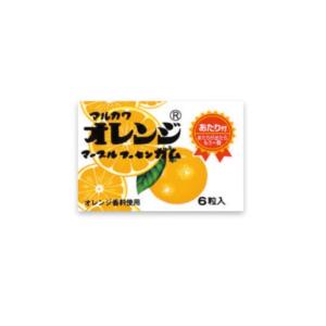 オレンジマーブルガム【定価20円】　（当たり付）　6粒入×33個+あたり分3個入　丸川製菓（株）