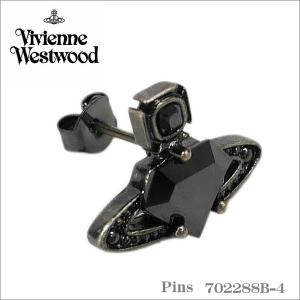 ヴィヴィアンウエストウッド Vivienne Westwood ピンズ ブラック 702288B-4 ギフト プレゼント｜zennsannnet