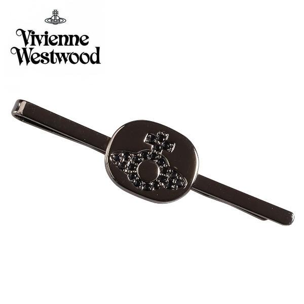 ヴィヴィアンウエストウッド Vivienne Westwood タイバー ネクタイピン ガンメタ B...