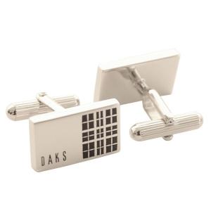 ダックス DAKS カフスボタン ロジウムメッキ カフリンクス  DC12042 エポキシ ギフト プレゼント 贈答品｜zennsannnet