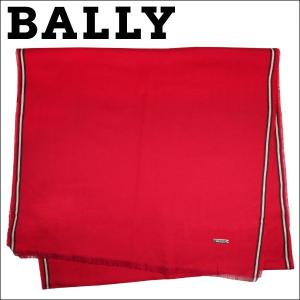 バリー マフラー スカーフ レッド系 BALLY コットン イタリー製 ギフト プレゼント クリスマス｜zennsannnet