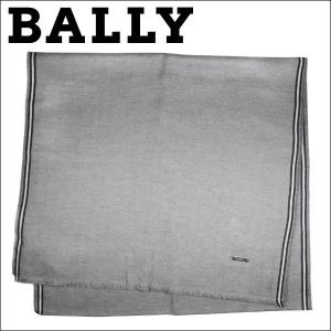 バリー マフラー スカーフ シルバー系 BALLY コットン イタリー製 ギフト プレゼント クリスマス｜zennsannnet