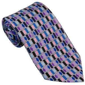 エミリオ プッチ EMILIO PUCCI 紳士ネクタイ necktie シルク100％ イタリー製 p8009x4 ギフト プレゼント 贈答品 記念品｜zennsannnet