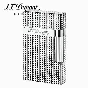 エス・テー・デュポン ST.DUPONT LINE2 ラインツー ダイヤモンドヘッド シルバープレート ガスライター 16184 正規品｜zennsannnet