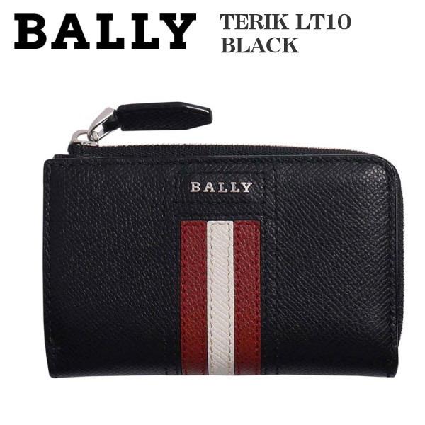 バリー 小銭入れ付きカードケース ブラック BALLY TERIK LT/10 BLACK 6235...