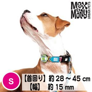 デジタル迷子札付き 犬用 首輪 Max&amp;Molly オリジナルギア コミック Sサイズ 小型犬
