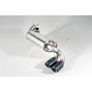 64/74 シーエルリンク　リアマフラー タイプ2 ダブル出し ステンレス リアマフラー <br> タイプ2 ダブル出し <br> マットブラック