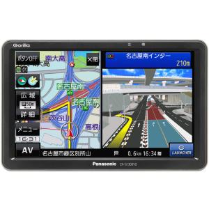 【パーキング解除プラグ付けます】パナソニック ポータブルカーナビ ゴリラ CN-G1300VD 7インチ VICS WIDE ワンセグ SSD16GB バッテリー内蔵 PND