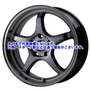 (4本セット)5ZIGEN ホイール FN01R-C STV 14インチ 5.0 インセット45 4穴 PCD100 DARK CLEAR STV4504540DC｜zenrin-ds