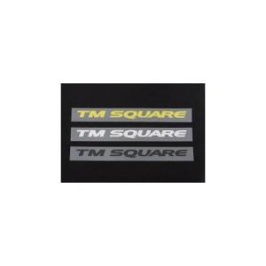 【メーカー直送品】ミノルインターナショナル TM SQUARE TM-SQUARE ステッカー/ブラック TMPR-TMSQ-B サイズ　200 × 15｜zenrin-ds