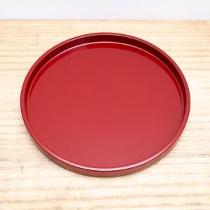 お盆 トレー 木製 和風 丸型 黒 赤 日本製...の詳細画像5