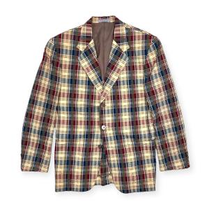 FENDI 美品☆FENDI フェンディ ツイードウール 段返り三つ釦  