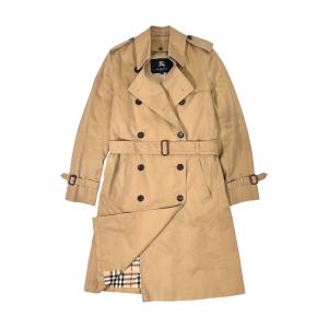 BURBERRY バーバリー ダブルボタン トレンチコート レディース ライト  