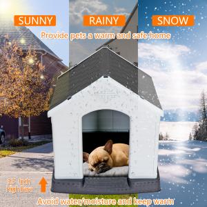 ペット用 中型犬用 犬舎 犬小屋 プラスチック製 組立簡単 水洗い ペット用 中型犬用 犬舎 犬小屋 プラスチック製 組立簡単 水洗い