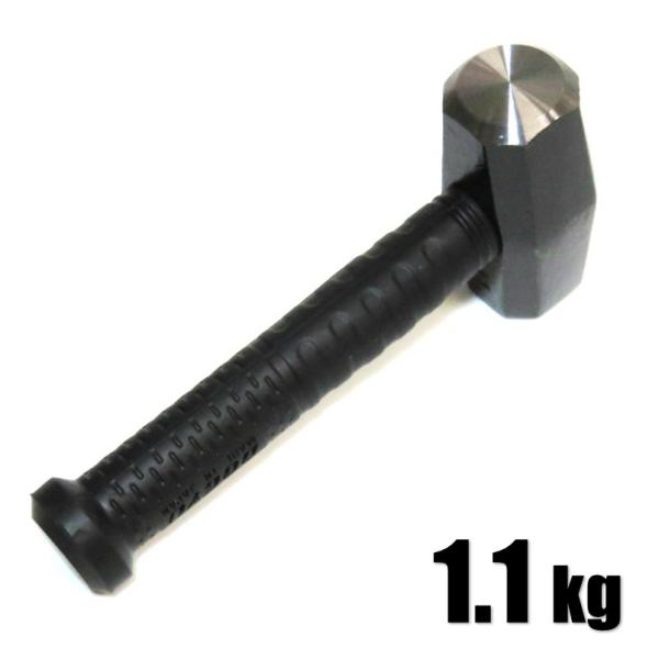 土牛 パイプ柄 石頭鎚ショート 1.1kg　02992【井本刃物 DOGYU セットウ ハンマー ア...