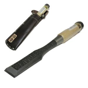 大内鑿 中叩鑿 白樫芯持柄付 寸2(36mm)【95〜00年 アウトレット／在庫