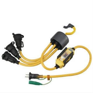 HATAYA BFX 延長コード 漏電遮断機付 防雨タイプ BFX-011KC 0.7m仕様 1