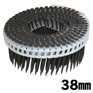 MAX FRP38T3 チャB 38mm プラシート連結釘 1巻（200本連結）【リング鉄 焼杉板 焼板 斜めプラ連結】