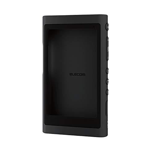 エレコム Walkman A 2018 NW-A50シリーズ対応シリコンケース/ブラック