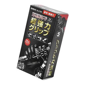 [アストロプロダクツ] バリアローブ No.2190 ニトリルグローブ IGAブラック M 50枚入り｜zenzai