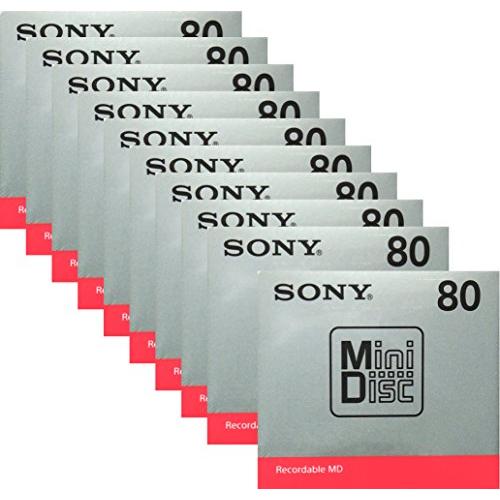 SONY 録音用ミニディスク　MD 80分 10枚セット　MDW80T