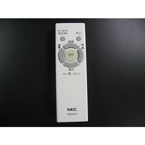 NECライティング NEC 照明器具用リモコン LEDシーリングライト用 電池別売 RE0201