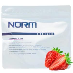 NORM ノーム ホエイプロテイン ストロベリー 1kg 100名以上のトップアスリート愛用 WPC WHEY PROTEIN ホエイ プロテイ｜zenzai